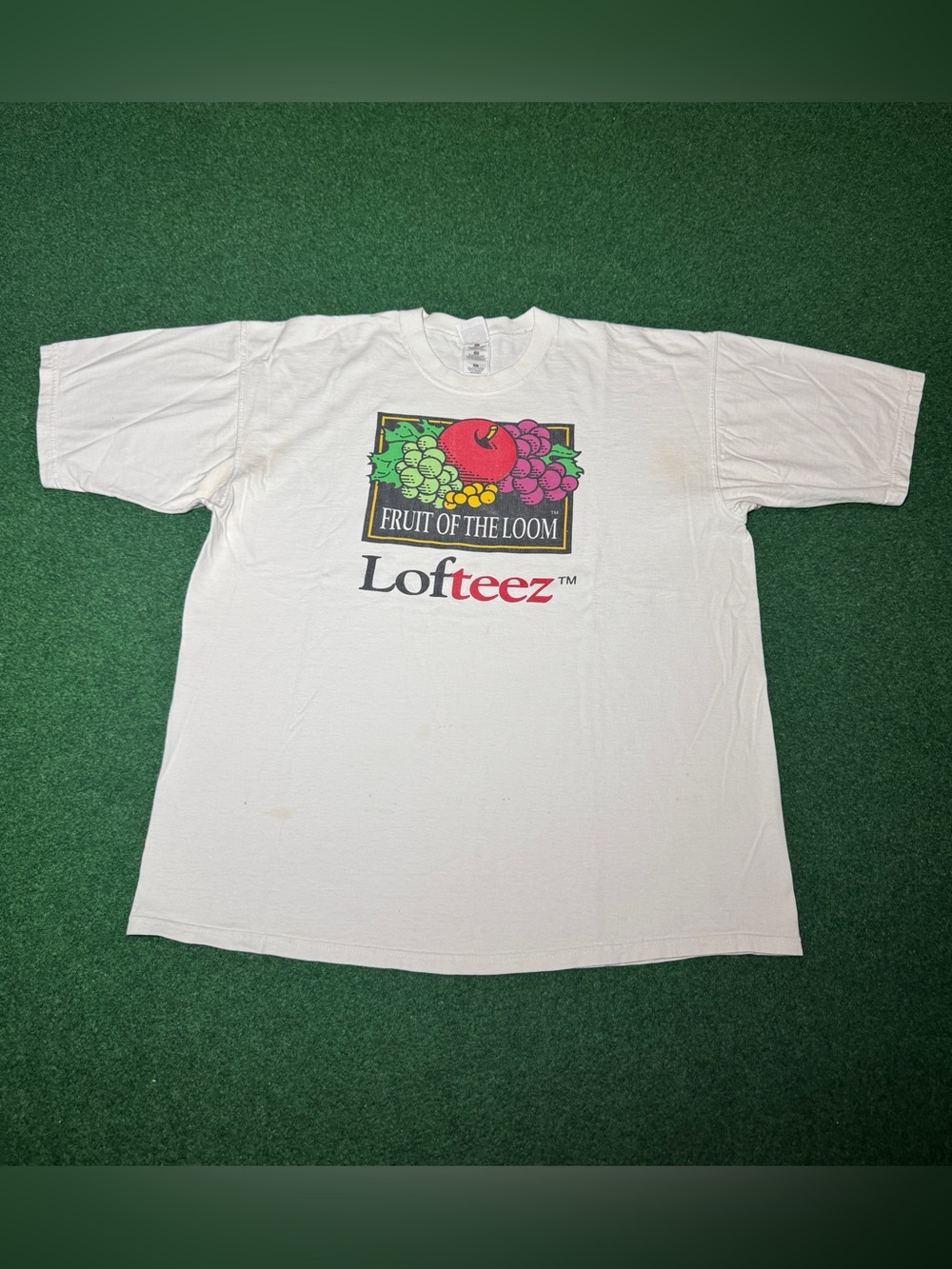 Fruit Of The Loom Logo Vintage T Shirt Lofteez Wholesale Promo RARE XL 90s Shirt